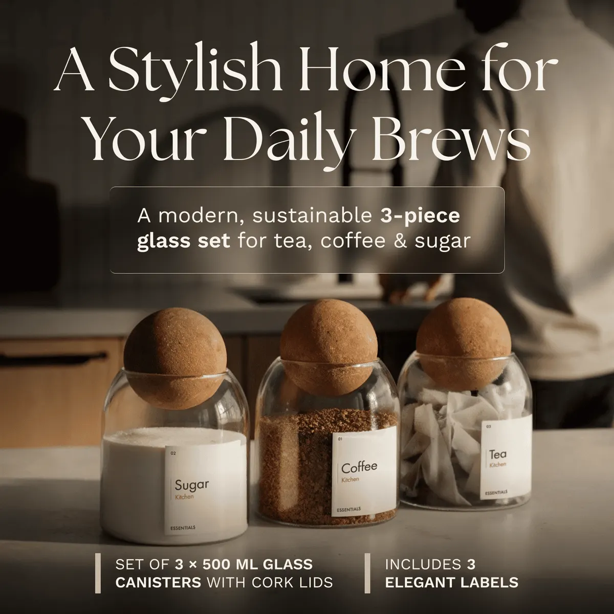 AI generated kitchen product listing image