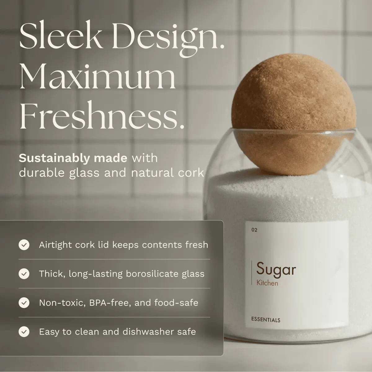 AI generated kitchen product listing image